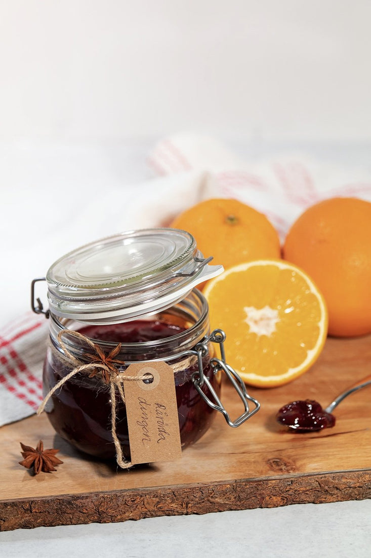 Healthy sugar-free raw lingonberries.
